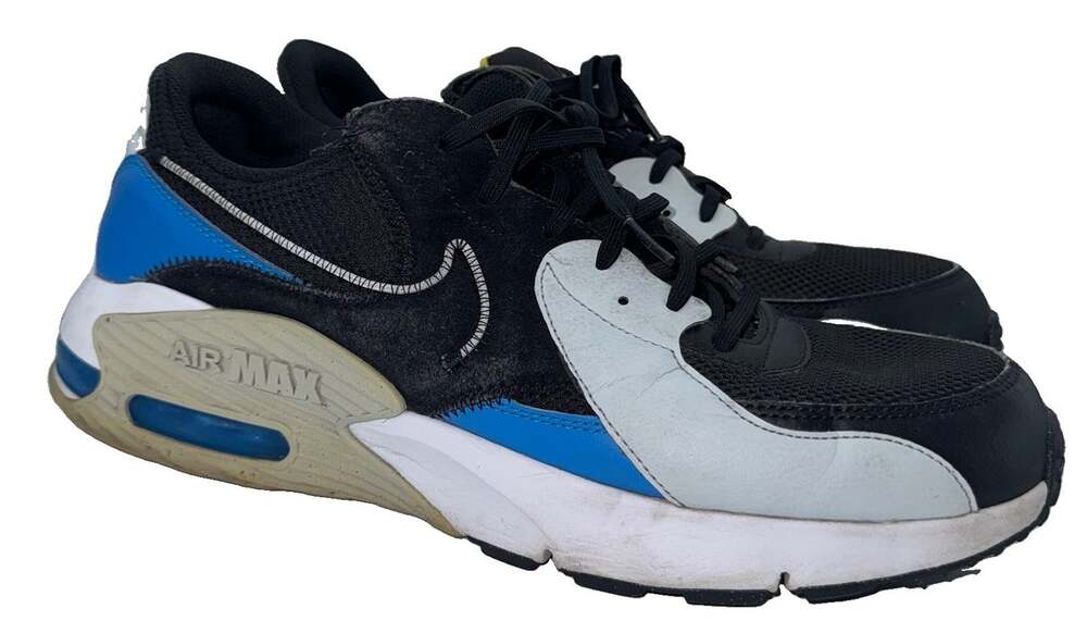 Nike Air Max Excee Mens Size 13 Black White Photo Blue Sneakers DQ3993-002